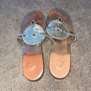 Jack Rogers Gold Georgica Sandal